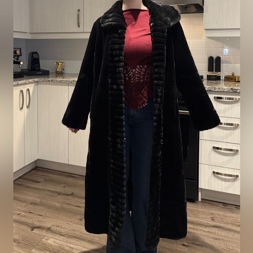 Faux Fur long coat